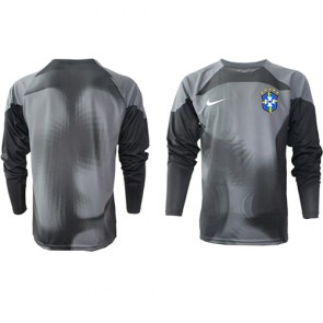 Maillot de foot Brésil Gardien de but Domicile Monde 2022 Manche Longue